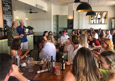 Prof Neil hosting end of year lunch Dec 2020