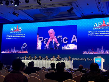 lecturing at 19th Asia Pacific Arthroplasty Society